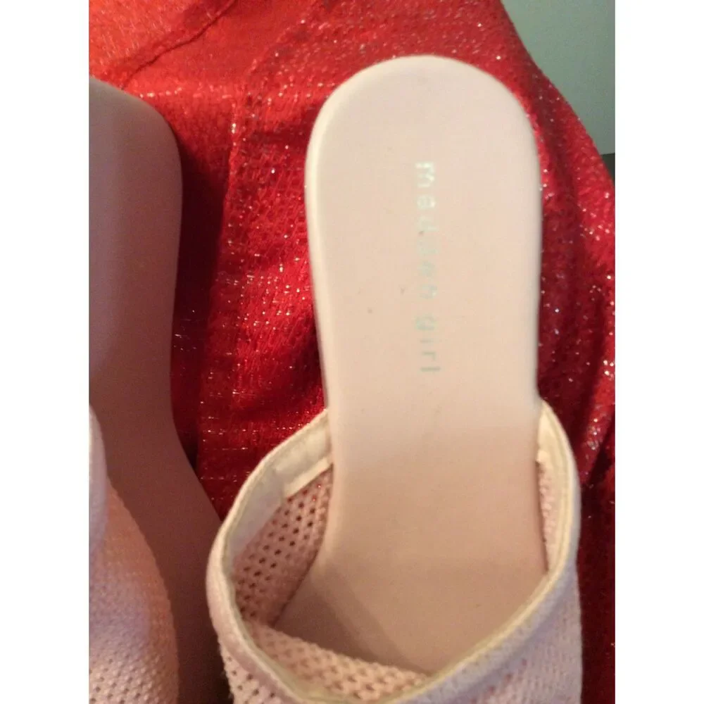 Madden Girl Pink Platform Slip On Shoes Size 9M CADE